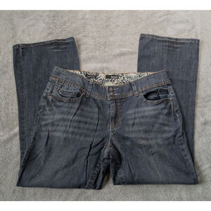 A.N.A Jeans Women's Plus Size‎ 14P Mid Rise Bootcut Modern medium wash